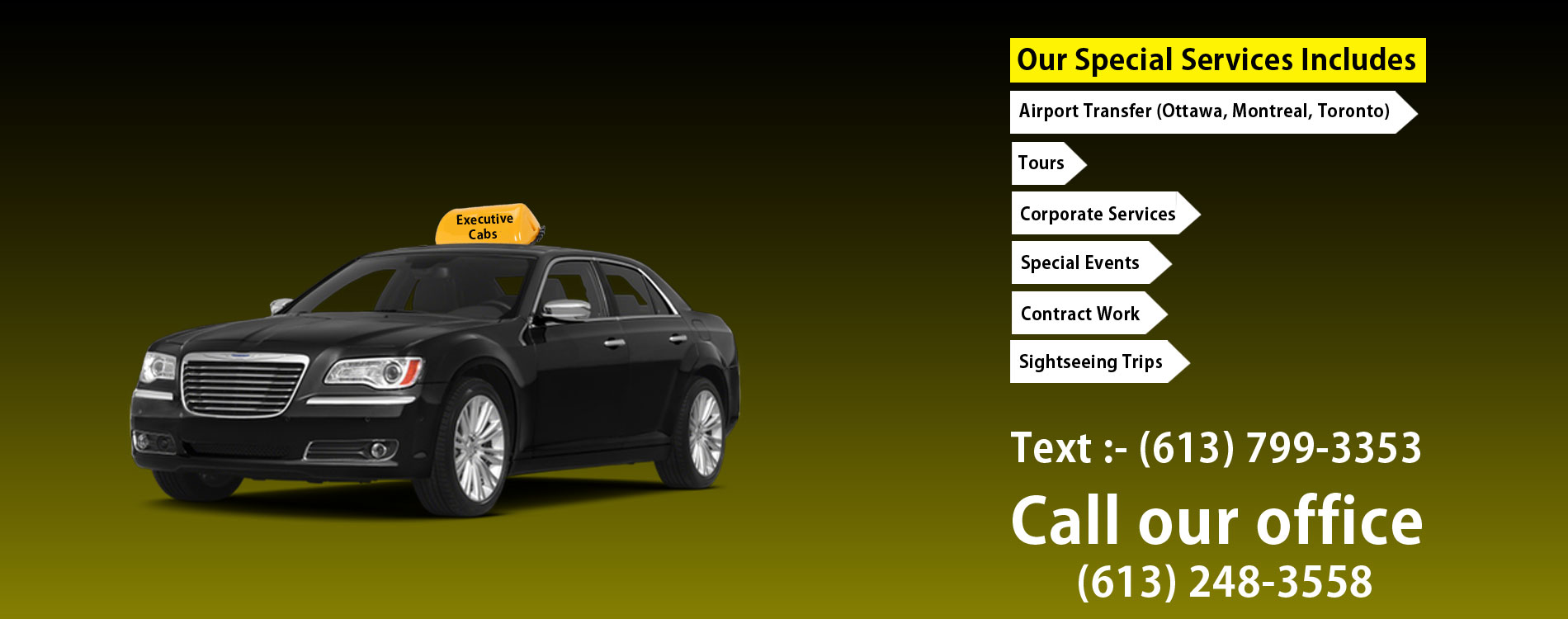 Ottawa taxi hire